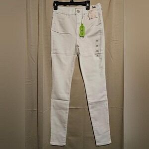 SO NWT White High Rise Jeggings Junior's Size 3 / 26W Superstretchy
